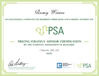 PSA Pricing Strategy Advisor Certification